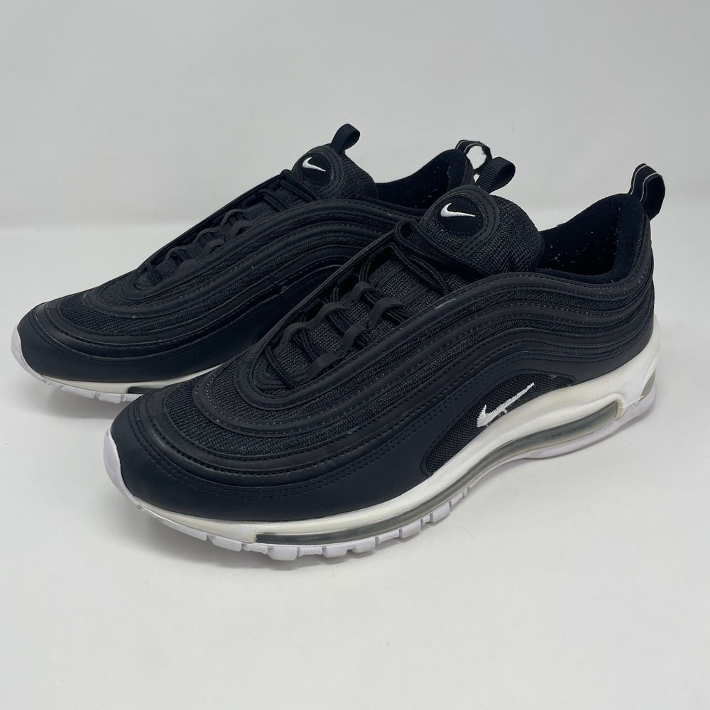 Nike Air Max 97 Sneakers Men 11 Black Reflective Running Retro Iconic 921826-001 - Picture 4 of 10